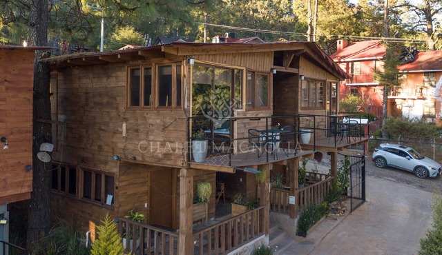 Chalet Magnolia 2, romantica cabaña con jacuzzi Mazamitla