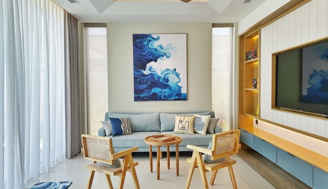 Ci&Hi Villa: High-End 2BR w/Private Pool & Beach