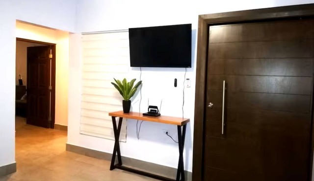 Contemporary, comfortable and centrally located apartment.