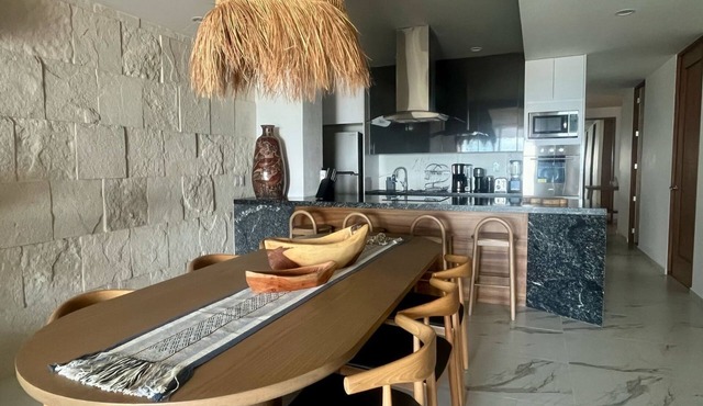 Department La Cruz de Huanacaxtle, Nayarit. With two bedrooms with bathroom