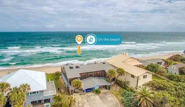 Direct Oceanfront Melbourne Beach House w/Large Private Balcony and Steps to Beach Access! 🌊 in Melbourne Beach