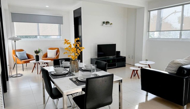 Full Apartment 15 min Airport, Coyoacán, Foro Sol