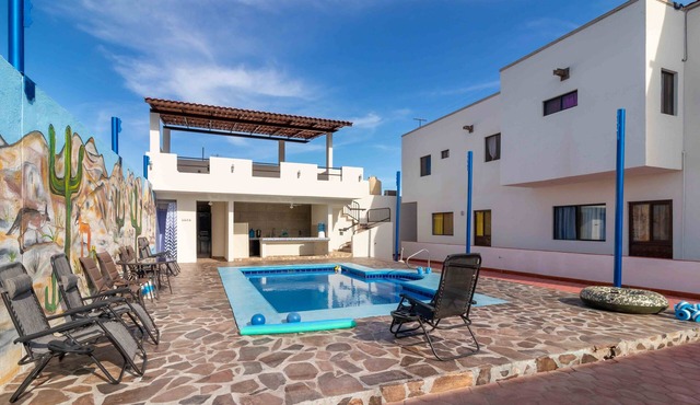 Furnished 1 Bdrm Apt #5 Next to Beach in Loreto