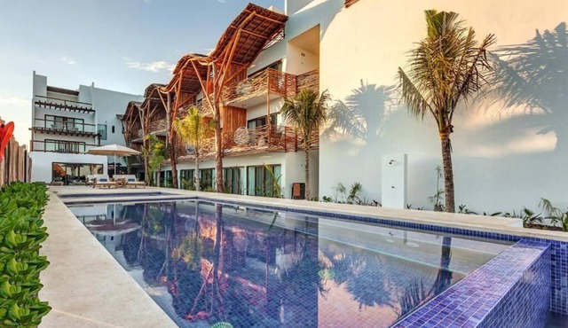 Gear Up for Whale Shark and Snorkeling Adventure! Pool, Private Beach Area in Holbox