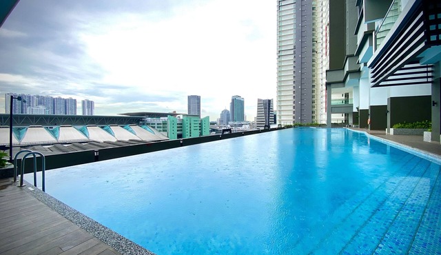 GoodVibes Twin Tower 2B 2 min walk to JB CIQ CS JBCC Town Area