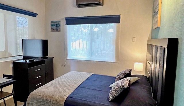 "Le Petit Oasis" Pool, AC and Beach 1 minute away