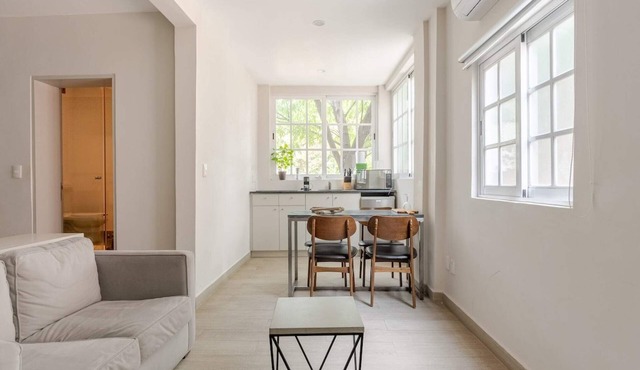 Loft con Dos Camas Matrimoniales en Coyoacán