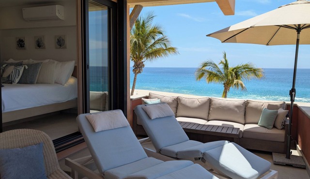 Luxury 2BR Beachfront Condo with Incredible Ocean Views at Zoetry Casa Del Mar.