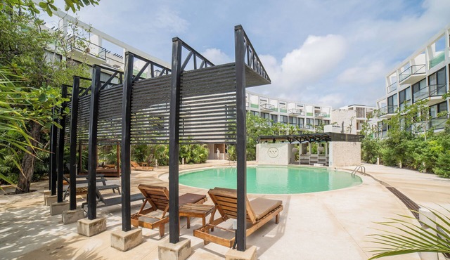 Luxury Studio - Kitchenette Spa Gym & Priv. Cenote @TheWavesTulum