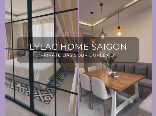 LYLAC Home Saigon NBK - Private Oasis 5BR Duplex in D1 near Japantown