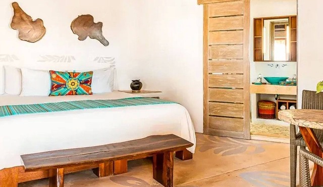 Mahekal Beach | Two Palapa King | Charming Cottage w/Ocean View + Hammock