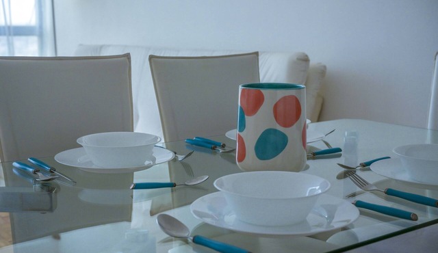 Minimalist Apartment with Art & View on Reforma