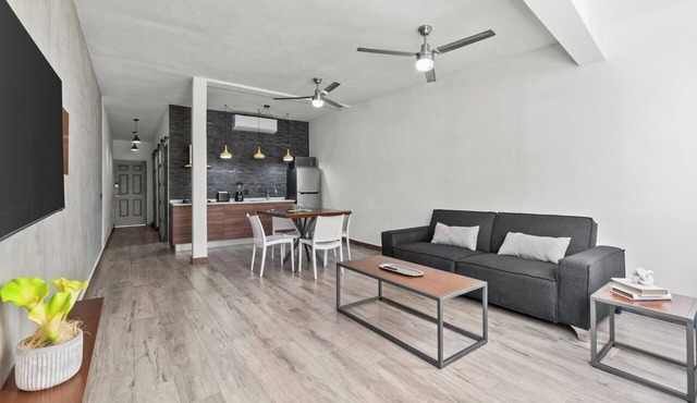 Modern loft with an extraordinary location + beach