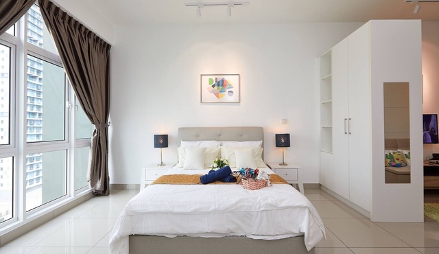 My Home is a Studio unit,the whole unit is private for you when you staying.