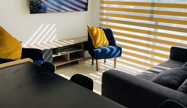 New apartment just 3 min from the beach! with all services