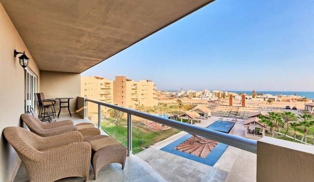 Newly built Condo at “Corona del Sol”- 500 meters inside Las Conchas on left