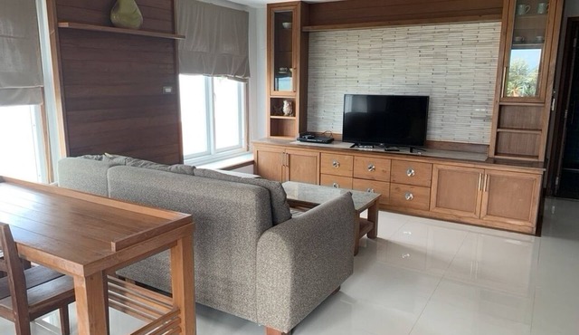 Ocean Front, Large Top Floor Condo - 1 bedroom in Khanom Beach