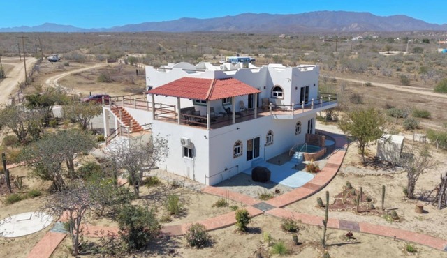 Ocean & Mountain View Terrace in La Capilla