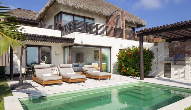 Oceanview luxury villa at Porta Fortuna, Punta Mita - golf cart, pool & jacuzzi in Punta Mita