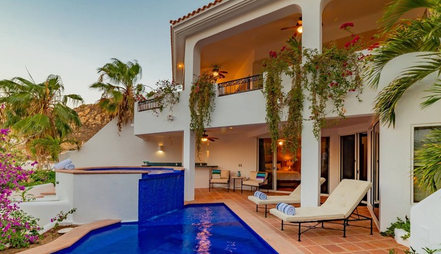 Pedregal Villa w/Pool, Hot Tub, Walk to Town, Near Swim Beach & Ocean Views