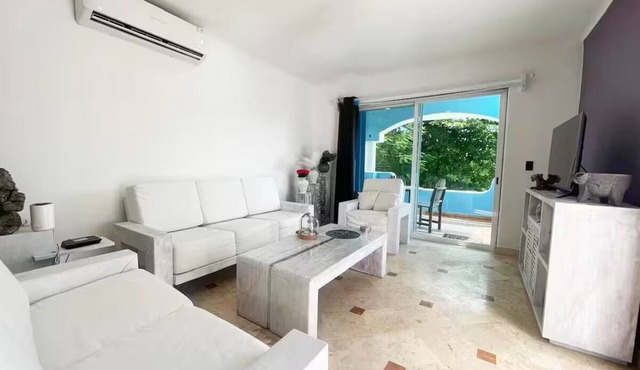 Playacar F1 Beach villa, swimming pool, golf, 5th av.