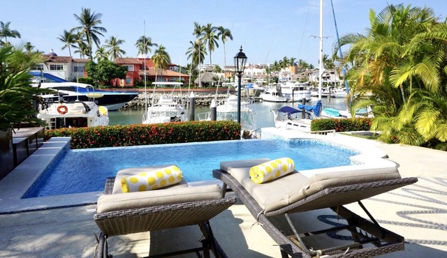 Private Harbor Villa With Pool At Marina Vallarta