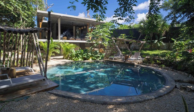 Private villa in the jungle with pool -Ulkan Tulum in Tulum