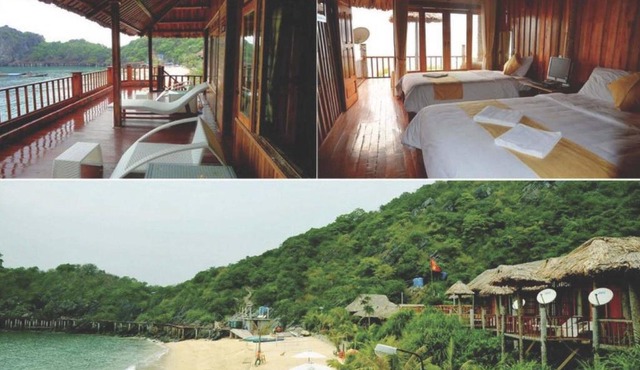Room in Boat - Halong Bay Deluxe Cruise Bungalow on Island