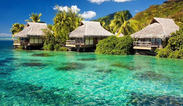 SOLE RESORT 10 Pax Waterfront Deluxe Bungalows with WiFi Restaurant Massage Area