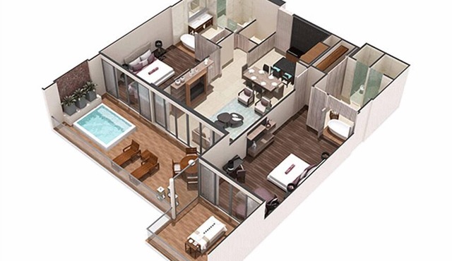 Spacious Two Bedroom Spa Suite At Vidanta Resort In Nuevo Nayarit Vallarta in Las Jarretaderas