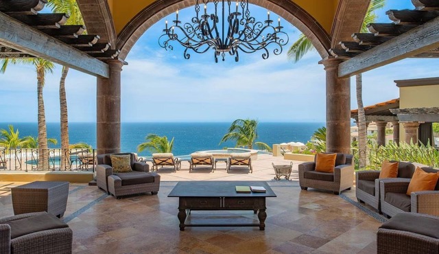 Spectacular Hacienda-Style Villa, Amazing Panoramic Pacific Ocean Views in Pedregal
