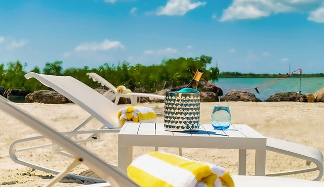 Sublimely private luxury home with enveloping oceanfront views near Key West in Sugarloaf Key