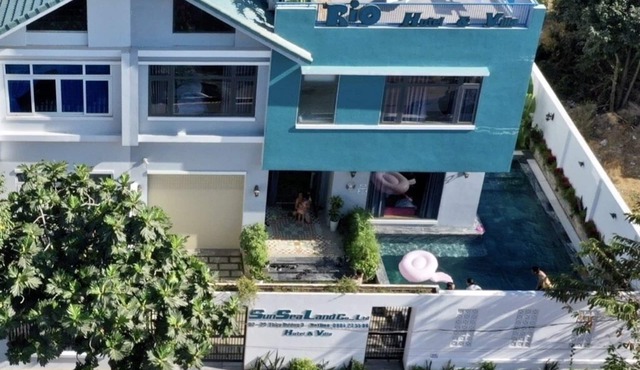 Sunsea Villa - Long Cung, near the sea 300m, BBQ, 5 rooms for 20 travellers