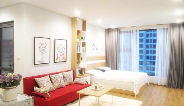 Sweethome1-Căn hộ 42m2 có bếp, phòng tắm nóng lạnh tại Hạ Long