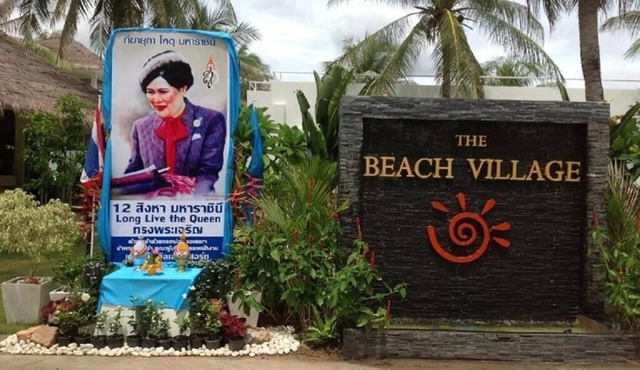 The seaside resort