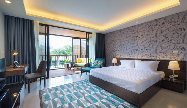 The Silver Palm Wellness Resort, Deluxe Double Room, 1 Xlarge Double Bed.