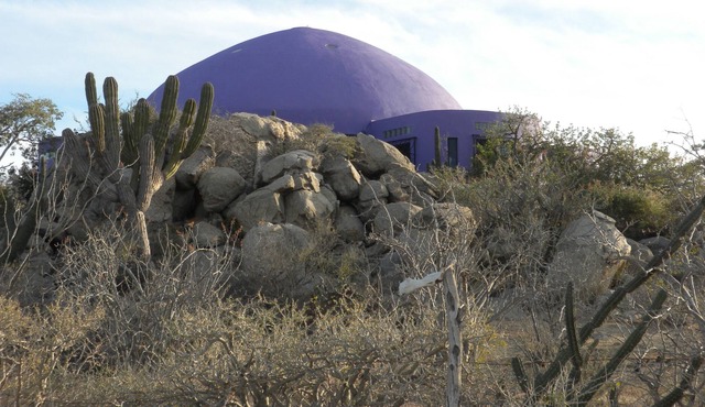 Unique Artist Dome Between Mountains Sea And Desert