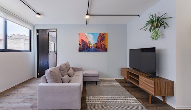 VH | Loft Condesa | 1BR + Wifi and Rooftop | 290 in Ciudad de México