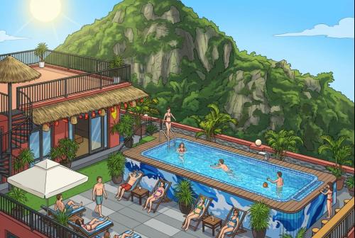 Viet Hoa Hotel & Residence Cat Ba- Rooftop Pool