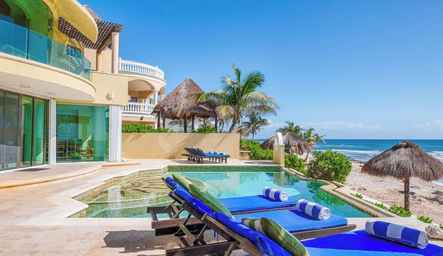 Villa Arghy: Private Beachfront House in Tulum, Mexico with Infinity Pool