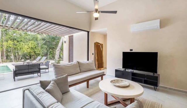 XpuHa Paradise 3BR, Priv Pool BeachClub included