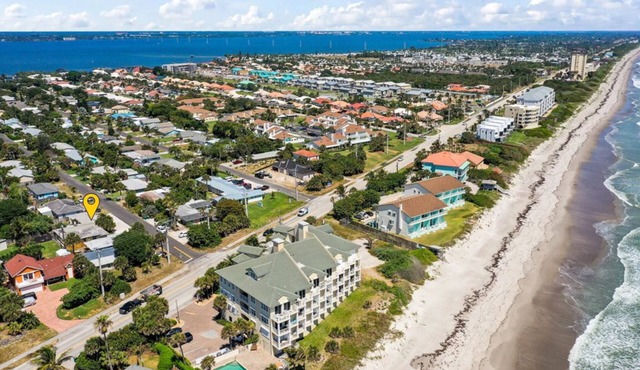 You can hear the waves in Melbourne Beach