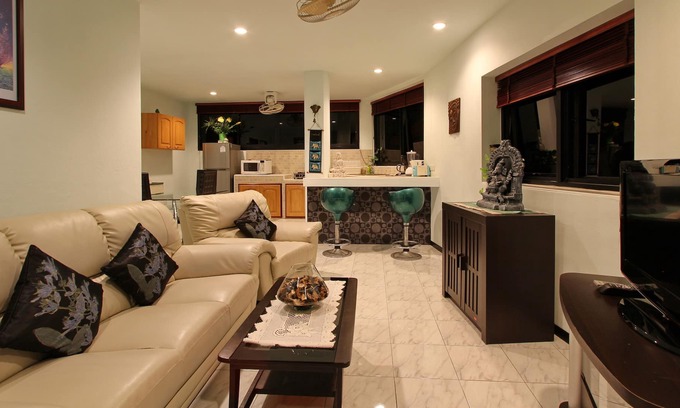 Mae Nam Apartment | Ganesha 2 bedroom apartment with sea view / pool bar * + * kitchen with patio terrace