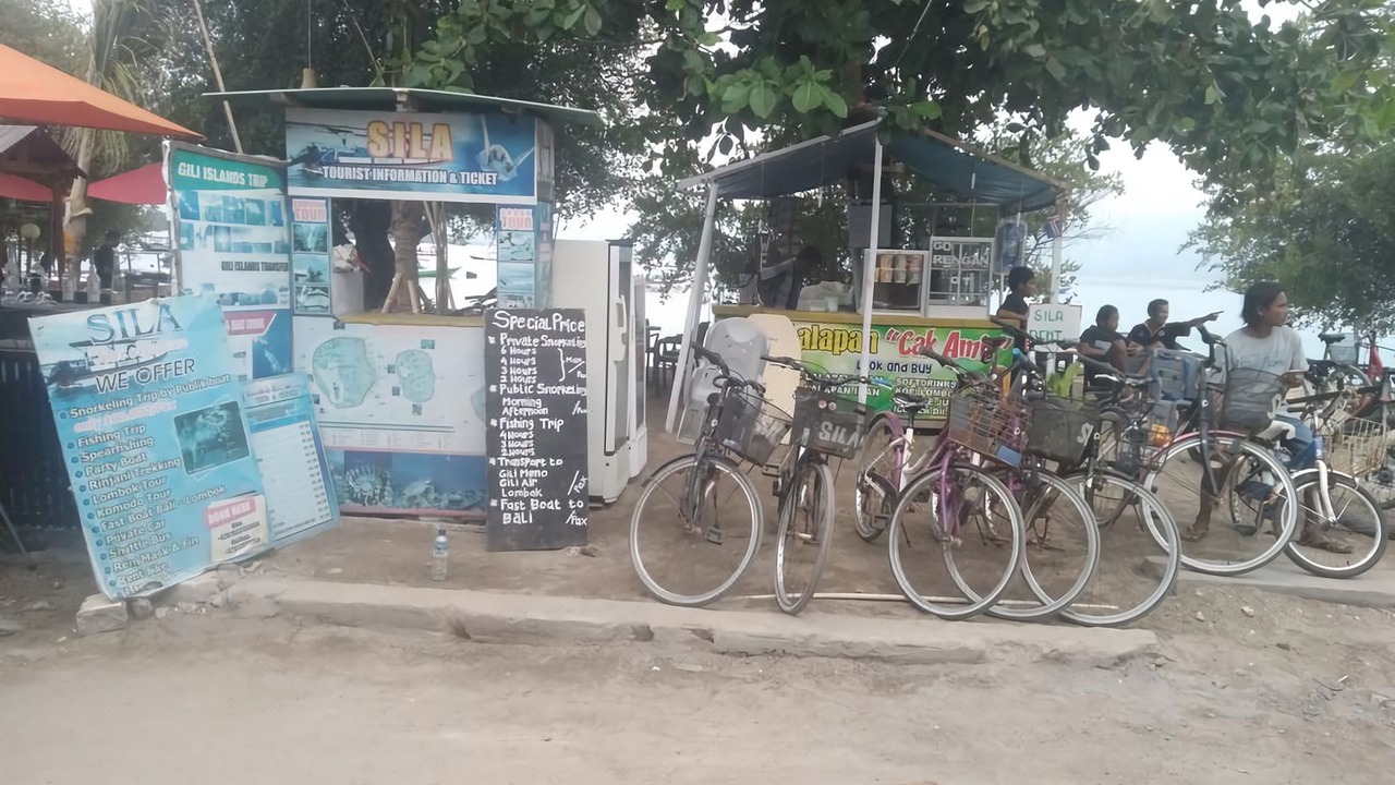 Photo of Buildings in Gili Trawangan