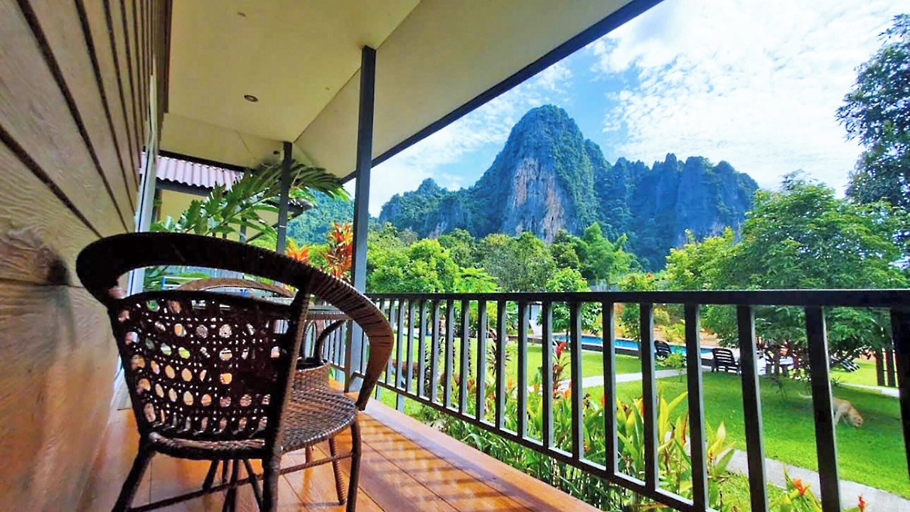 Photo of Patio Balcony in Vang Vieng