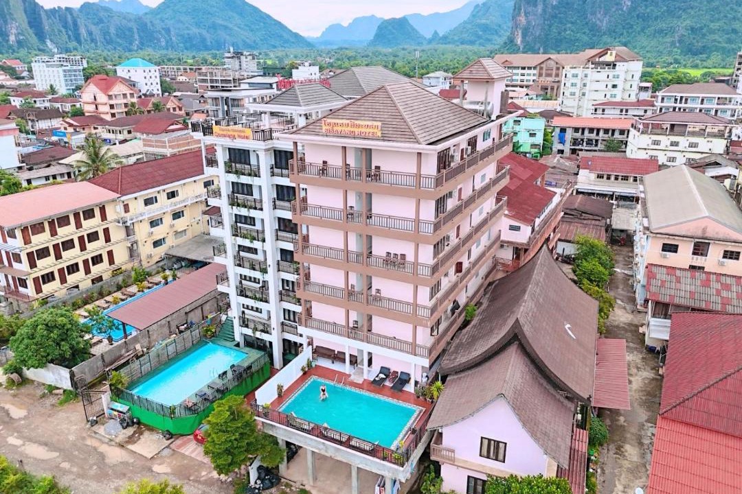 Photo of Buildings in Vang Vieng
