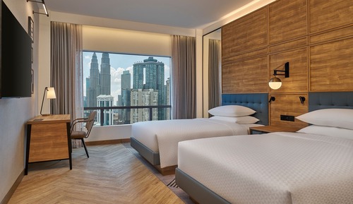 Deluxe Room, 2 Double Beds, Tower (View)