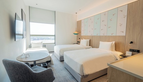 Standard Room, 3 Twin Beds, Sea View