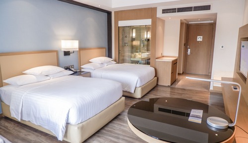 Deluxe Room, 2 Double Beds, Balcony, Pool View (Balcony)