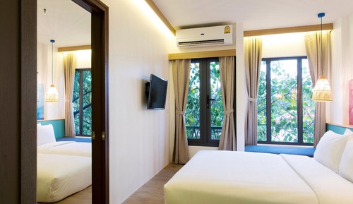 The Connected Quad - Quadruple Room